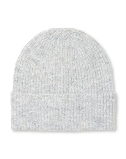 Mbym - Muskan Beanie - Light Grey Melange